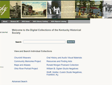 Tablet Screenshot of kyhistory.com